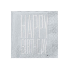serwetki papierowe blue happy birthday