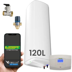 268009222bb62ced5b5832dd9e2bd1ffbf893d77 Bojler Podgrzewacz Wody Hybrydowy Solarny na Panele Solarne 120L MPPT OFF GRID