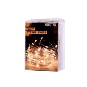 a2727e8dad800a41ddacad1135b02c4f0ffe53a6 Lampki LED druciki dekoracyjne świąteczne choinkowe 5m 50LED zimny biały
