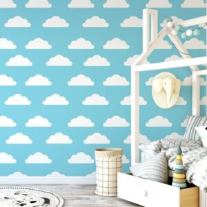 a5ae3bfaefbf3322d7776e978fe6c505bc2fd0d3-1 Blue sky - tapeta ścienna , rodzaj - próbka tapety 50x50cm