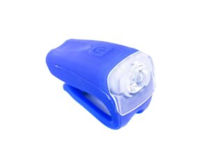 ca0a2ac10cf4c7e56341a5326a9df24707fe1bb9-1 Lampa przednia bateryjna 1-LED 3-Watt JY-378FC niebieska, blister ROMET