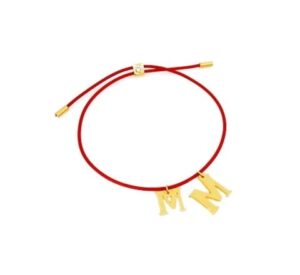 ea313ae84f3a787ff8a27d2a8df548efcf363efb Bransoletka z małą(0.8cm) i większą literką(1.0cm)