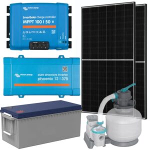 f3509d6b4063c963656813522a5d9fe1f27d5ad6 Zestaw Solarny do Pompy Basenowej Piaskowej INTEX 250W Panele Fotowoltaiczne Akumulator Przetwornica