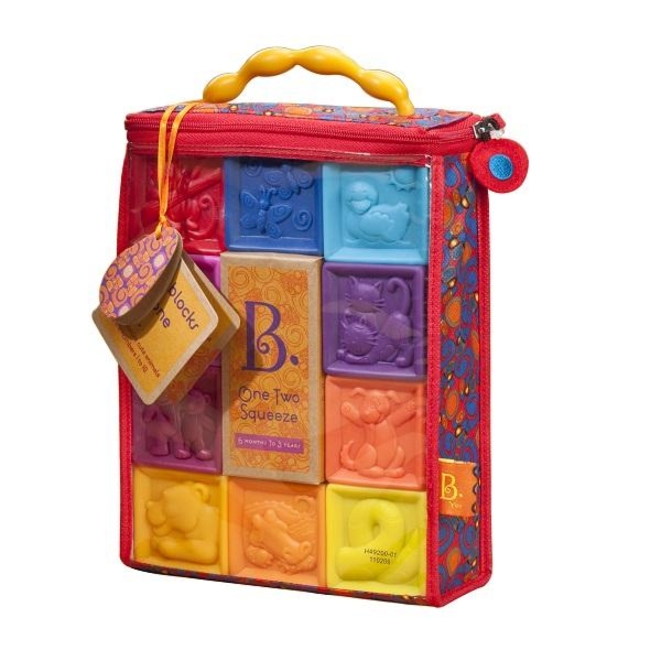 3786f9820220a5556f4c1e3509439f046260904e B.toys - One Two Squeeze – Zestaw 10 miękkich kolorowych klocków sensorycznych - standard